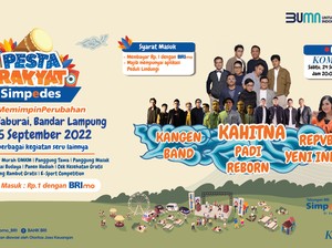 BRI Pesta Rakyat Simpedes 2022 Siap Ramaikan Kota Bandar Lampung