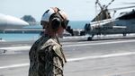 Bawa Jet-jet Tempur, USS Ronald Reagan Berlabuh di Busan, Ada Apa?
