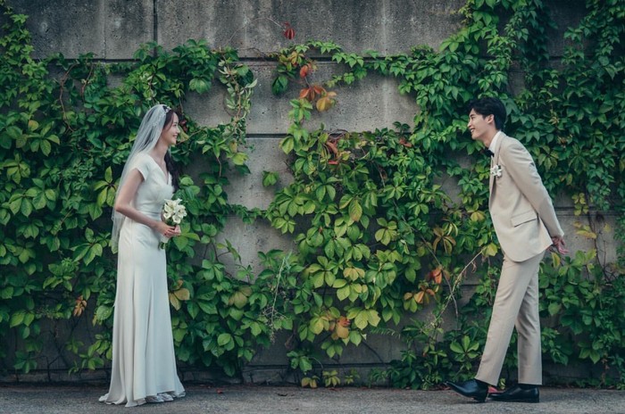 Foto nikah pasangan drama Korea Big Mouth Foto nikah pasangan drama Korea Big Mouth