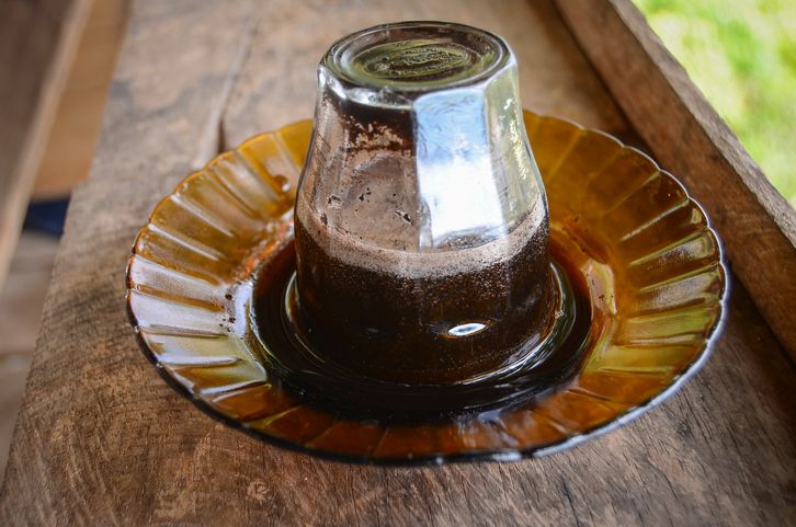 Kupi Khop, Coffee in a Unique Upside Down Cup from Aceh