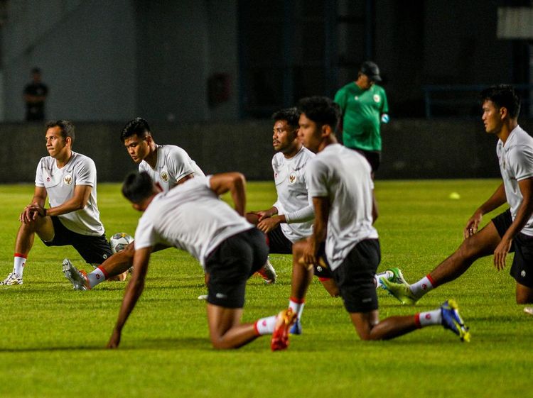 Latihan Timnas Indonesia Jelang FIFA Matchday Lawan Curacao