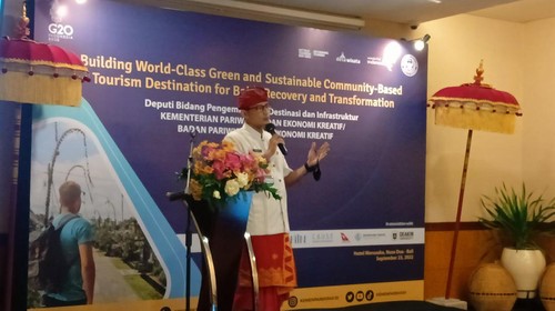 Menteri Pariwisata dan Ekonomi Kreatif (Menparekraf), Sandiaga Salahuddin Uno.