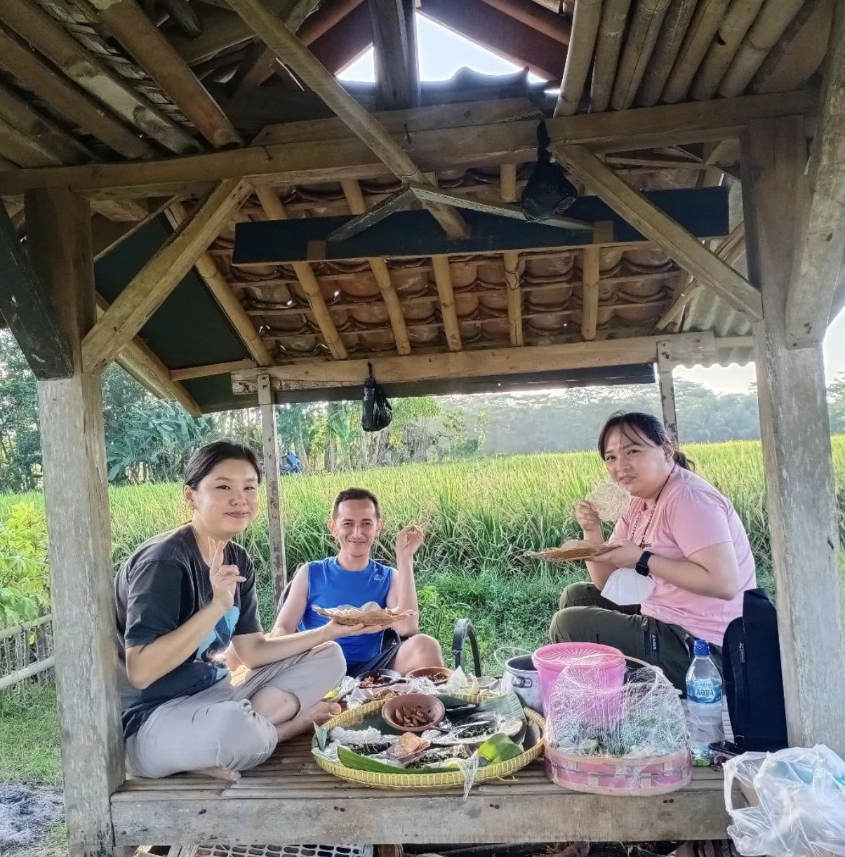Nasi liwet bebek di Subang