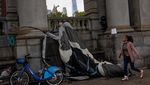 New York Bersihkan Kota dari Tenda-tenda Tunawisma