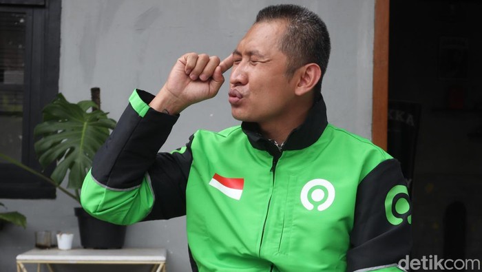 Ojol Tuna Rungu Hartono (38) asal Bandung