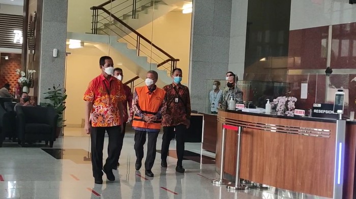 Penampakan Hakim Agung Sudrajad Dimyati Berompi Oranye