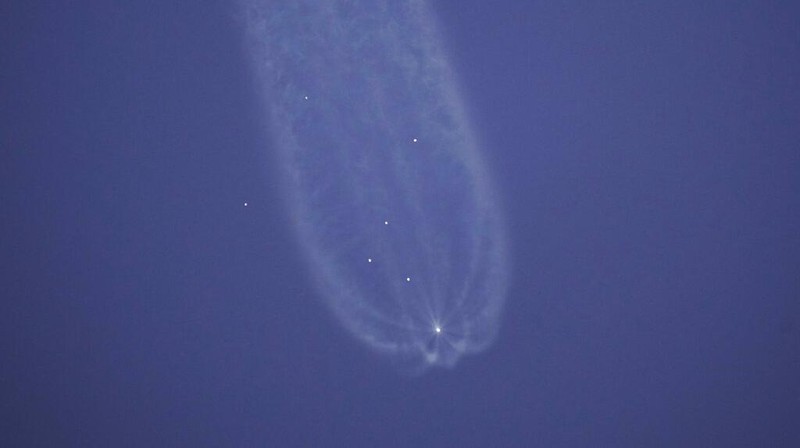 From left, NASA astronaut Frank Rubio, Roscosmos cosmonauts Sergey Prokopyev and Dmitri Petelin, members of the main crew of the expedition to the International Space Station (ISS), walk prior the launch of Soyuz MS-22 space ship at the Russian leased Baikonur cosmodrome, Kazakhstan, Wednesday, Sept. 21, 2022. (AP Photo/Dmitri Lovetsky)