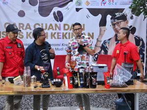 Beri Pelatihan Kopi di Cianjur, Sandiaga Optimis Buka Lapangan Kerja
