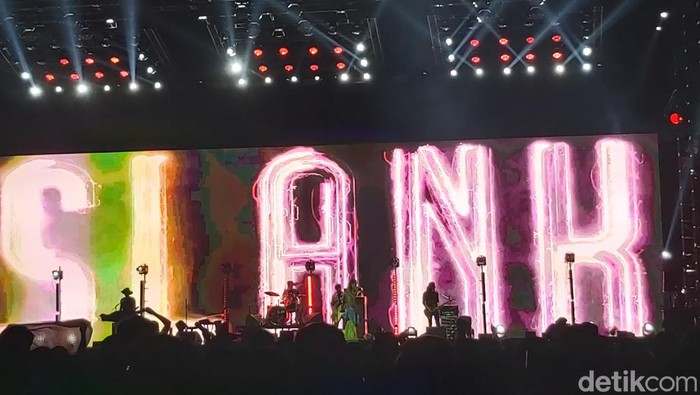 Panggung Slank di Pestapora 2022 hari pertama, Jumat (23/9/2022).