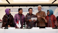 PT Bank Syariah Indonesia Tbk (BRIS) mendapat persetujuan dari pemegang saham untuk melakukan penambahan modal dengan Hak Memesan Efek Terlebih Dahulu I (Rights Issue) 6 miliar saham Seri B Perseroan, dengan nilai nominal Rp500 per saham (Saham Baru). 