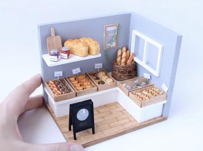 Gemas Banget! Miniatur Toko Roti hingga Burger Buatan Seniman Jepang Gemas Banget! Miniatur Toko Roti hingga Burger Buatan Seniman Jepang