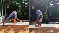 Selain badannya yang lentur, Inul juga terlihat melakukan gerakan yoga yang berbeda-beda. (Foto: Instagram @inul.d)