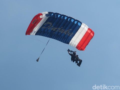 Jogja Air Show di landasan pacu Pantai Depok, Kapanewon Kretek, Kabupaten Bantul, Sabtu (24/9/2022).