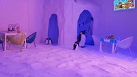  Di Salt Room sendiri ada beberapa ruangan terapi yang semuanya terbuat dari garam. Tapi di desain menarik mirip seperti rumah salju yang ada di Kutub. Foto: Twitter/Site