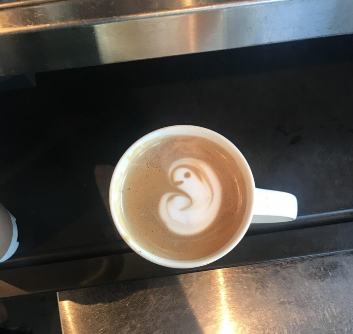 Kocak! Latte Art Gagal Total Ini Mirip Sosok Hantu hingga Alat Kelamin
