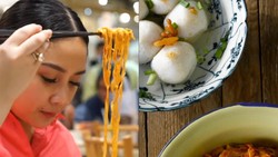 Nagita Slavina Hobi Makan Mie Bakso Ikan di Singapura, Apakah Halal?