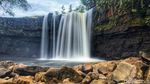Pesona Air Terjun Riam Berawan di Kalbar, Alamnya Asri Banget