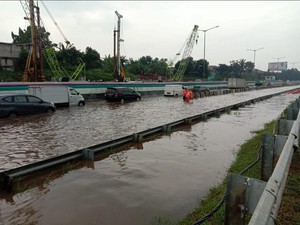 Penyelesaian Masalah Banjir Tol Pondok Aren-Serpong Total Rampung Mei 2023