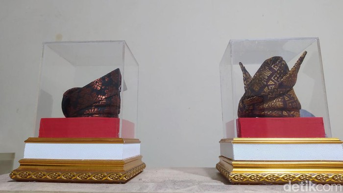 Tanjak, ikat kepala khas Melayu Kepri (Alamudin Hamapu/detikSumut)