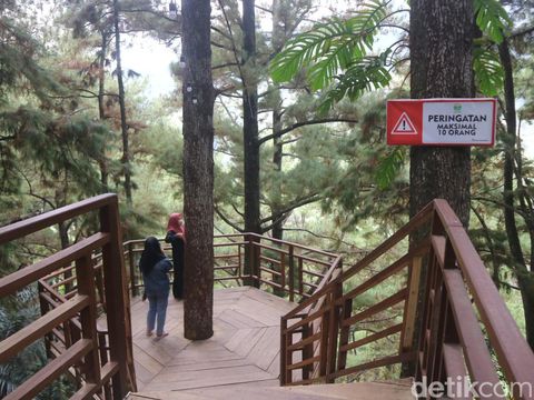Wahana wisata Pijar Park, Desa Kajar, Kecamatan Dawe, Kabupaten Kudus, Sabtu (24/9/2022).