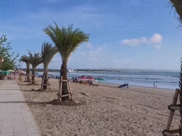 Potret Terkini Pantai Kuta di Tengah Penataan Samigita