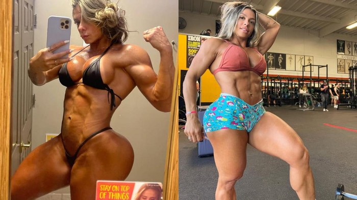 wanita Hulk Fafa Araujo (37) mengaku kecanduan nge-gym hingga membentuk tubuhnya sangat kekar. Ia menghabiskan waktu 3 jam sehari untuk nge-gym, sebanyak 6 kali dalam seminggu .
