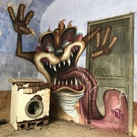 Waw! Deretan Grafiti Ini Tampak Seram Namun Mengagumkan