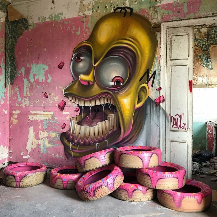 Waw! Deretan Grafiti Ini Tampak Seram Namun Mengagumkan Waw! Deretan Grafiti Ini Tampak Seram Namun Mengagumkan