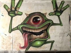 Wow! Grafiti Bangunan Terbengkalai yang Seram Tapi Mengagumkan