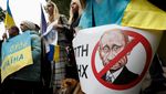 Aksi Warga Ukraina Menentang Referendum yang Digelar Rusia