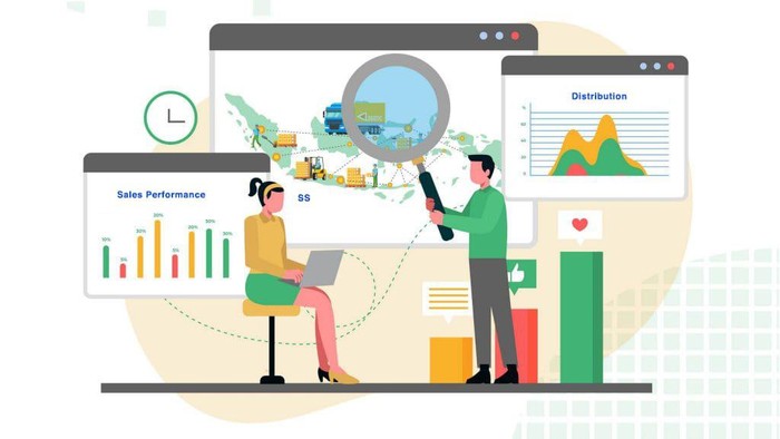 Ilustrasi solusi digitalisasi selling out
