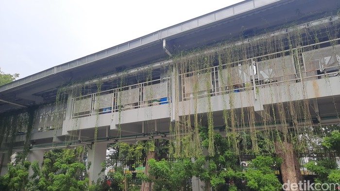 Suasana di dalam area kantor pusat Kementerian PUPR