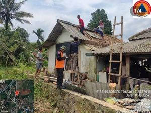 8 Rumah di Bogor Rusak Akibat Angin Kencang, Tidak Ada Korban Jiwa
