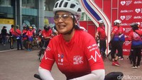 Tentu efek positif tersebut tidak ia peroleh secara cuma-cuma. Wanita berdarah Jerman-Indonesia itu mengaku selalu budayakan hidup sehat dengan rajin berolahraga dan tidur yang cukup.  Foto: Fadilla Namira/detikHealth