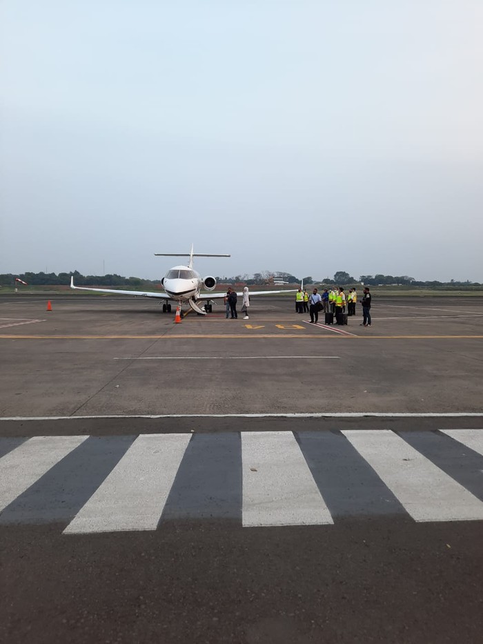 Jet pribadi yang dipakai Lukas Enembe (Dok. Istimewa)