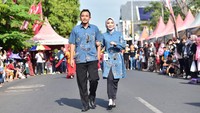 Beberapa Organisasi Perangkat Daerah (OPD) tak ketinggalan turut serta dalam gelaran fashion show ini (Foto: Eko Sudjarwo)