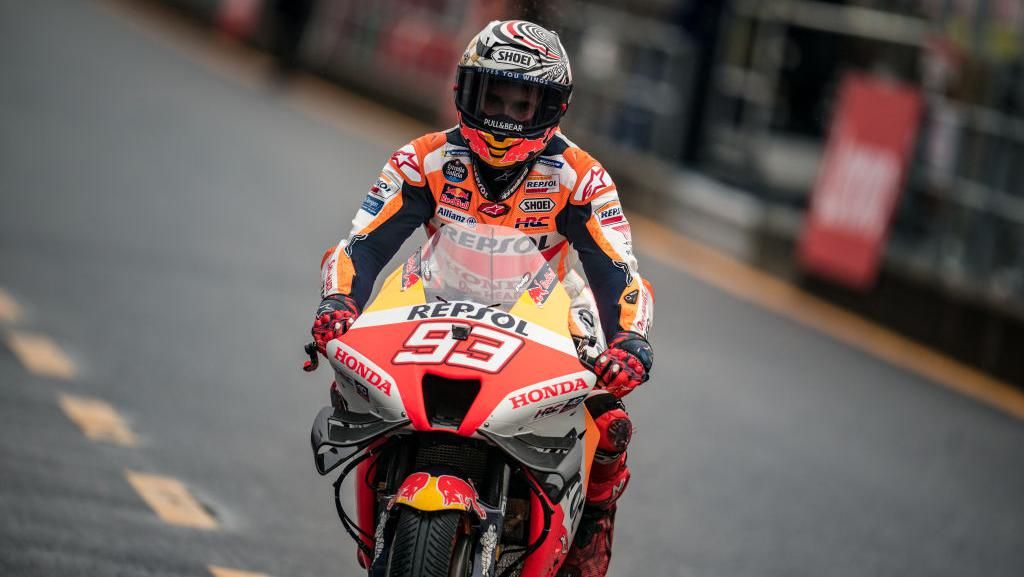 Hasil Free Practice I MotoGP Thailand: Sempat Jatuh, Marquez Jadi yang Tercepat