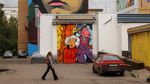 Penampakan Mural di Gedung-gedung Bertingkat Moskow, Keren Banget