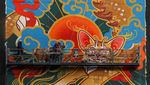 Penampakan Mural di Gedung-gedung Bertingkat Moskow, Keren Banget