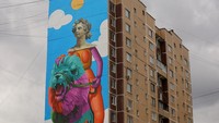 Festival Internasional Urban Morphogenesis merupakan proyek melukis mural di 20 lantai gedung bertingkat di Moskow.
