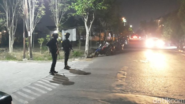 Potret Suasana TKP Ledakan di Asrama Brimob Grogol Indah Sukoharjo