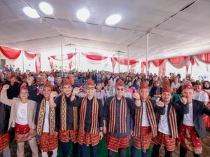 Relawan Ganjar Gelar Pentas Kesenian & Bantu Tingkatkan UMKM Lampung