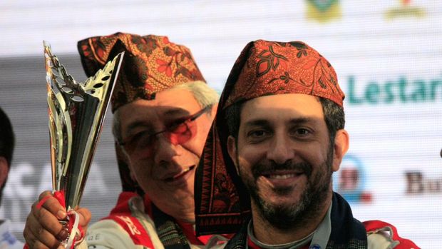 Ricardo Gelael finis ketiga di Reli Danau Toba 2022