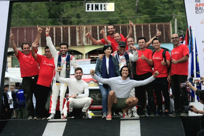 Ricardo Gelael finis ketiga di Reli Danau Toba 2022