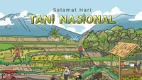 Dilihat detikcom, Sabtu (24/9/2022) gambar tersebut diunggah Jokowi di akun Instragram resminya. Gambar kartun itu menampilkan suasana di pedesaan dengan warga yang melakukan beberapa aktivitas.Dalam captionnya Jokowi menyampaikan terkait sektor pertanian Indonesia memiliki kontribusi besar di tengah ancaman krisis pangan dunia. Ia juga menyebut pemerintah mendukung sektor pertanian Indonesia dengan membangun berbagai infrastruktur seperti bendungan hingga jaringan irigasi. (Dok. Instagram Jokowi)