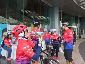 Le Minerale Ajak Masyarakat Sehat di Indonesia Heart Bike 2022 Jakarta