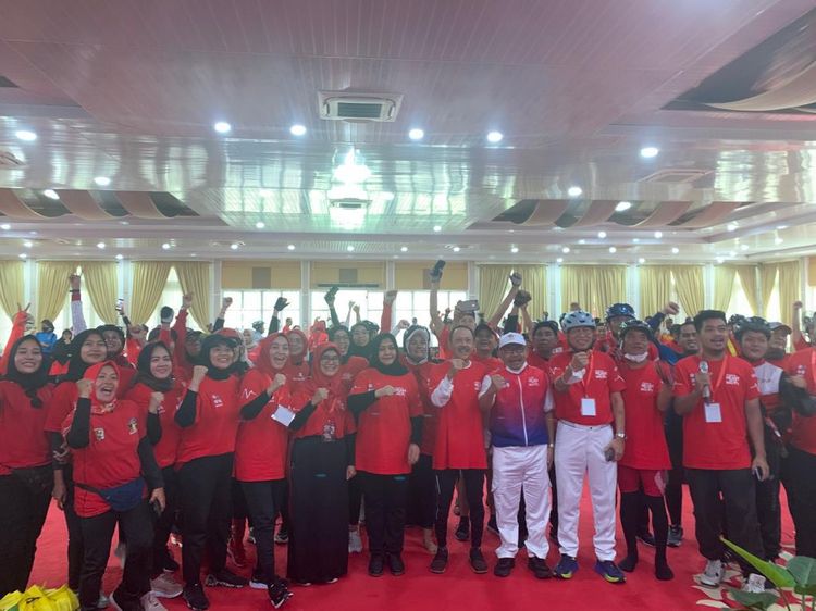Beragam Keseruan Kegiatan Indonesia Heart Bike 2022 di Medan