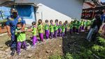 Melihat Aksi Siswa TK Latihan Jadi Pemadam Kebakaran, Bikin Gemas!