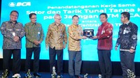 Dengan kerja sama ini, nasabah Bank DKI dapat melakukan setoran dan tarik tunai tanpa kartu di jaringan ATM BCA di manapun dalam waktu dekat.
