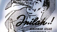 Minuman segar soda gembira, dikemas dengan iklan sederhana dan bahasa santai yang menarik pada masanya. Foto: Facebook/Site